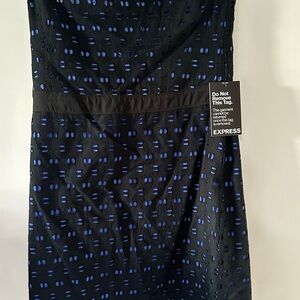 Express strapless dress